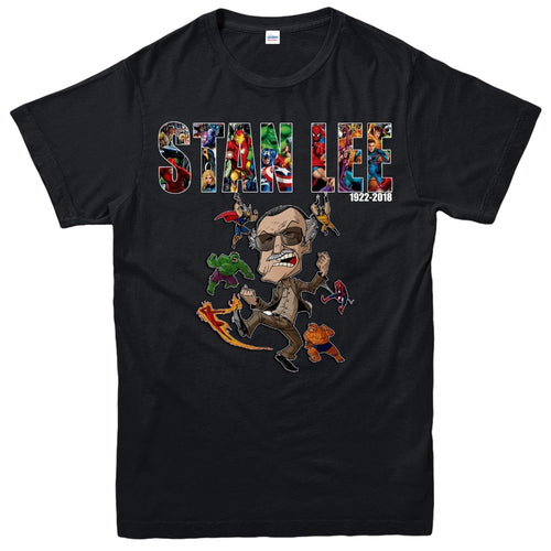 1922-2018 RIP Stan Lee T-Shirt Avengers Comic Unisex