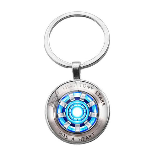 Iron Man Tony Stark Keychain Marvel The Avengers 4 Endgame Quantum Realm Series Key Ring Car Key Chain Holder Porte Clef 2019