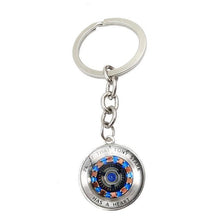 Load image into Gallery viewer, Iron Man Tony Stark Keychain Marvel The Avengers 4 Endgame Quantum Realm Series Key Ring Car Key Chain Holder Porte Clef 2019
